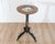 19th Century Napoleon III Pedestal Table with Marquetry and Painted Earthenware Basin, France For Sale - Image 4 of 9