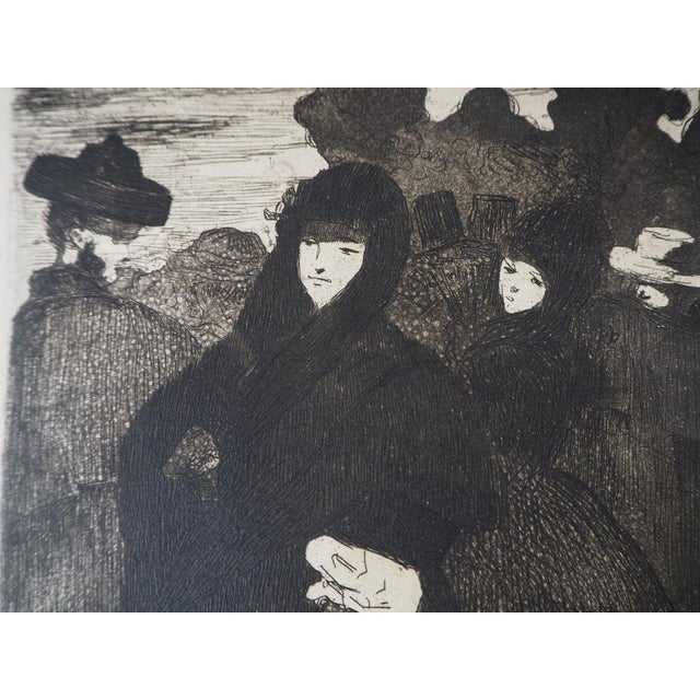 Edouard Manet, At the Prado, 1865, Original Etching For Sale - Image 4 of 10