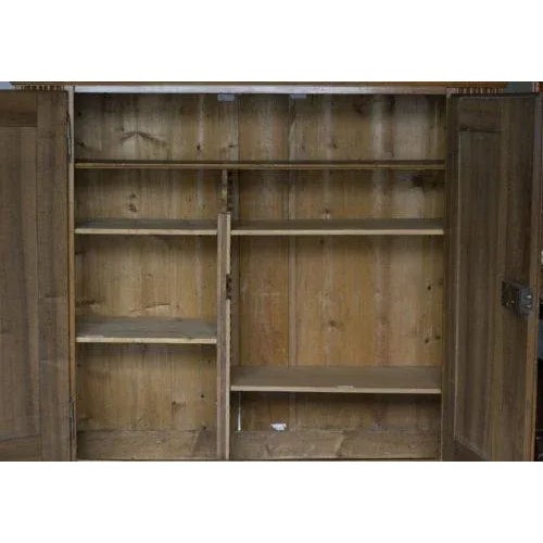 A useful and chic walnut cabinet / armoire. Nice shorter profile with plenty of room for storage and nicely molded paneled...