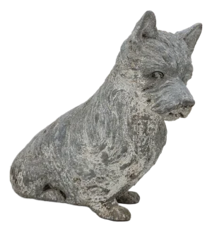Scottish Terrier Cast Iron or Spelter Figurine, Uk Early 20th C.