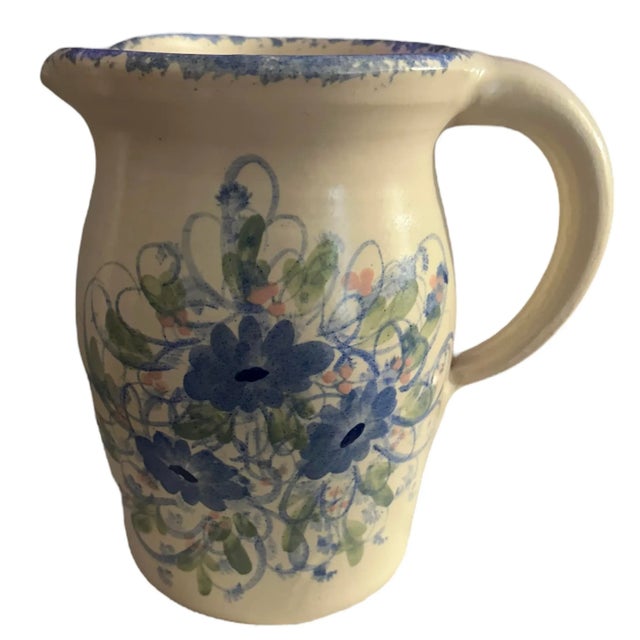 Vintage East Texas Pottery Pitcher Vase For Sale In Birmingham - Image 6 of 12