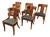 Baker Furniture Vintage Palladian Dining Chairs, Set of Six For Sale