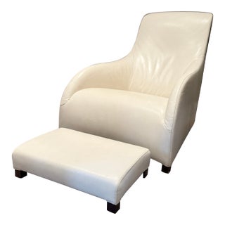 B&b Italia Kalos 9750 Lounge Chair and Ottoman For Sale
