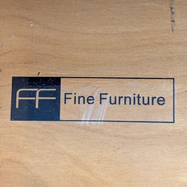 Ff Fine Furniture Two Drawer Nightstand For Sale - Image 10 of 13