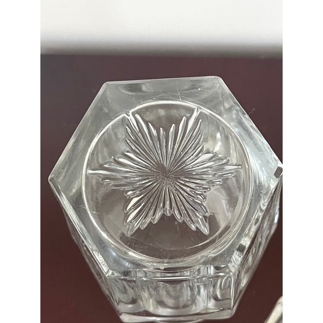 Gorgeous Antique Bohemian Cut Glass Bottle For Sale In Miami - Image 6 of 6