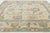 Modern Hand-Knotted Oushak Style Wool Area Rug in Pastel Palette and Soft Beige For Sale - Image 9 of 12