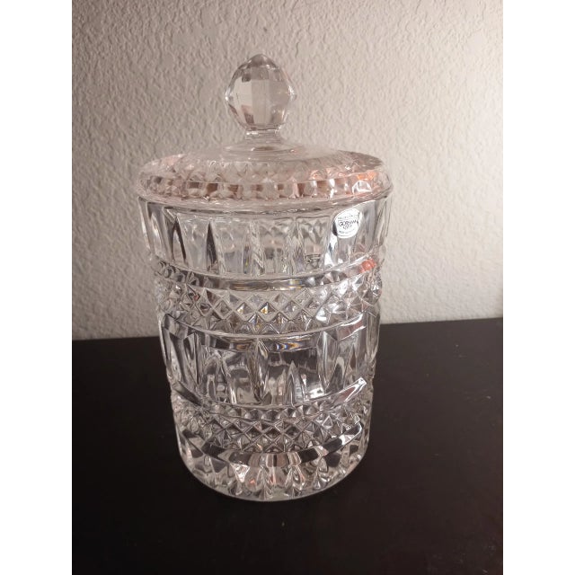 Gorham Germany Lead Cut Crystal Covered Canister Jar For Sale In Dallas - Image 6 of 9