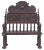 STunning Antique Hall Bench, Spanish, Baroque Revival, Carved, Walnut, Twist Legs, 1800s, 19th Century! An impressive...