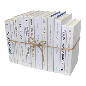 Decorative Books - Snowfall Book Bundle - 1 Foot of White Books