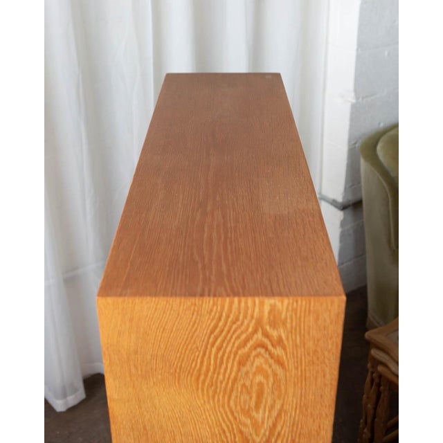 Danish Oak Bookcase Cabinet, C. 1970s For Sale - Image 13 of 14