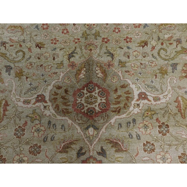 Hand Knotted Rug in Soft Color. For Sale - Image 4 of 18