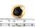 Mid 20th Century Pair of Talento Diamond Onyx 18k Two Tone Gold Fancy Post Clip Earrings For Sale In Miami - Image 6 of 6