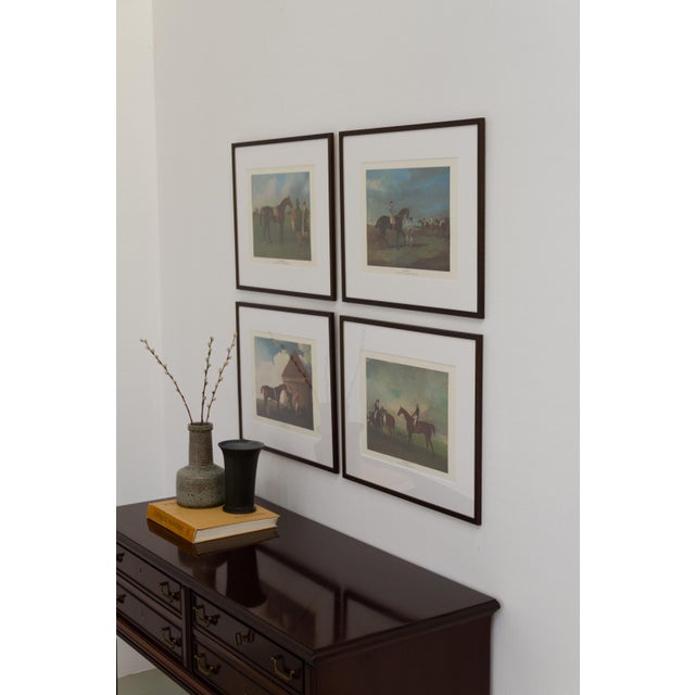 John Frederick Herring Sr, Black Horse Lottery, Late 20th Century, Print, Framed For Sale - Image 4 of 15