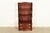 English Baker Furniture Style Chinese Chippendale Carved Mahogany Étagère or Bookcase For Sale - Image 3 of 17
