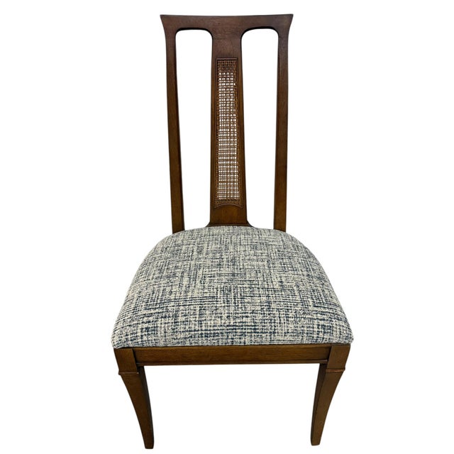 Mid-Century Modern Cane Back Dining Chairs - Set of 6 For Sale In Philadelphia - Image 6 of 8