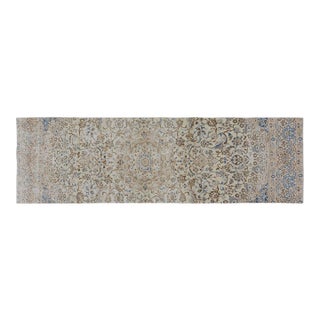 Vintage Turkish Knotted Wool Rug, 2'10''x10' For Sale