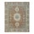 10x14 Brown Hand-Knotted Wool Triple Medallion Classic Traditional Carpet Rug For Sale