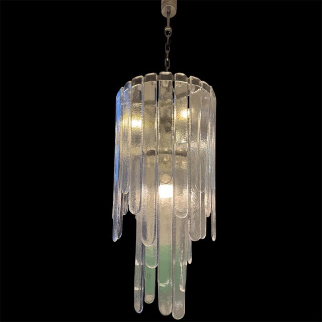 Waterfall Chandelier in Murano Glass by Carlo Nason for Mazzega, 1970s For Sale - Image 14 of 14