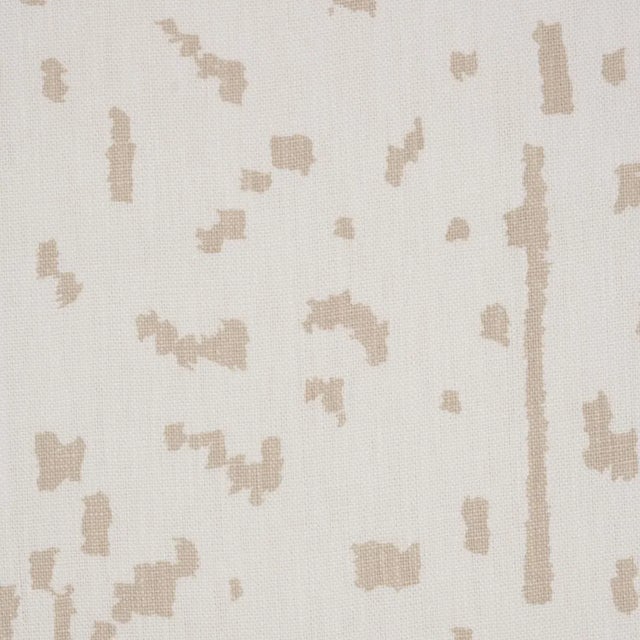 Abstract Sample - Schumacher X Miles Redd Bespotted Fabric in Light Neutral For Sale - Image 3 of 4