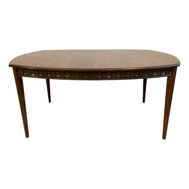 Mid 20th Century Transitional Soft Brutalist Style Dining Room Table For Sale