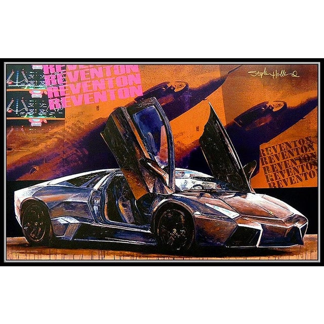 Message us to inquire about custom framing options! (Included for free with every purchase) Stephen Holland 20x40" Hand-...