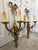 Brass Mid 20th Century Louis XIV Solid Brass 3-Arm Wall Sconces W/Ribbons For Sale - Image 8 of 17