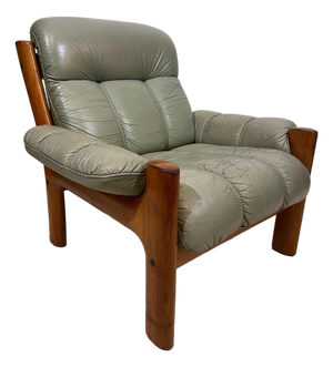 Mid-Century Leather Lounge Chair from Ekornes, 1964