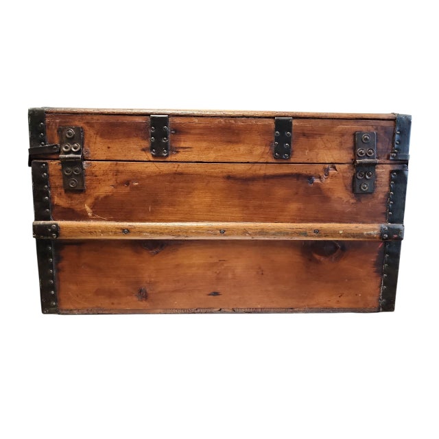 Mid 19th Century Saratoga Trunk For Sale - Image 4 of 9