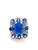 Bochic "Capri" Vintage Tanzanite & Diamonds Retro Ring Set 18K Gold & Silver For Sale - Image 17 of 18