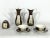 Mid-Century Ceramic Teapot Set by Alfa Ceramiche, Italy, 1950s, Set of 8 For Sale - Image 4 of 14