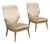 Vintage Chairs in Beech and Fabric, 1950s, Set of 2 For Sale