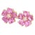 3.64 Cts Natural pink sapphire earrings in 14k gold For Sale - Image 15 of 18