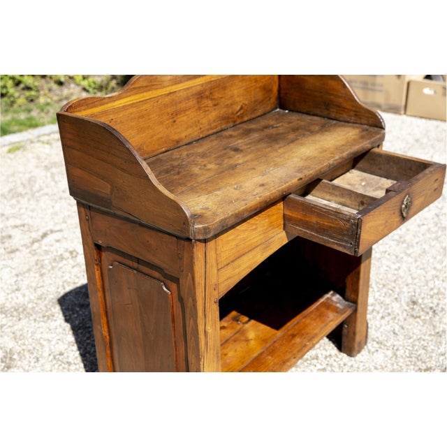 Antique French Fruitwood Washstand For Sale - Image 11 of 11