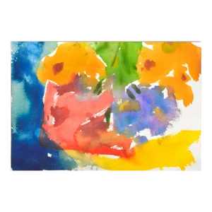 Fields of Color Abstract by Les Anderson