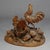 Late 19th century German carved rooster and chicken group. Quaint.