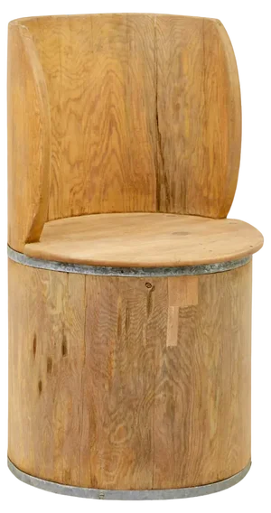 Mid-Century Pine Trunk Hall Seat, 1950s