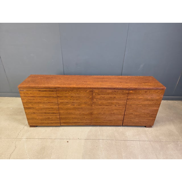 Wood Large Vintage Wenge Sideboard, 1970s For Sale - Image 7 of 14