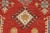 1990s Southwestern Kazak Burnt Orange/Red Wool Rug - 8'0''x9'8'' For Sale - Image 5 of 10
