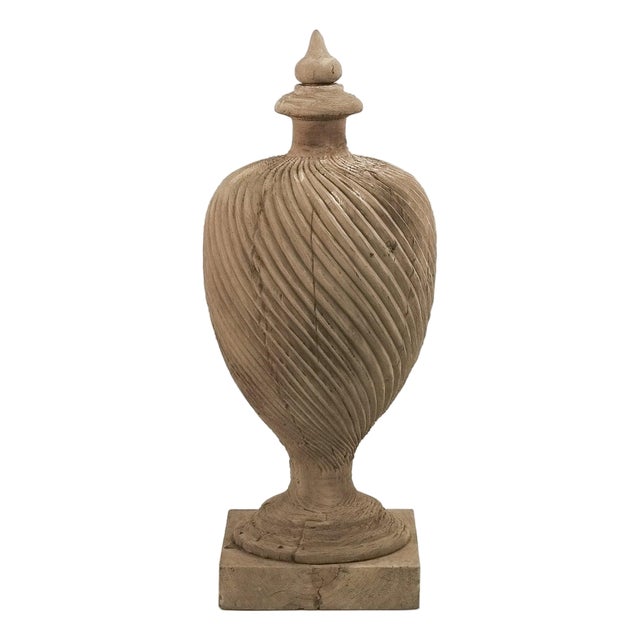 Julius Poplar Wood Urn For Sale
