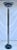 Here is a stunning floor lamp made in 1992 featuring a Postmodern shape/feel with a chromed metal body, lucite details and...