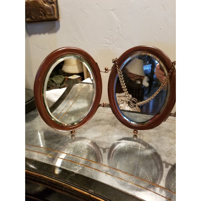 Gentleman's Antique Shaving Mirror Chairish