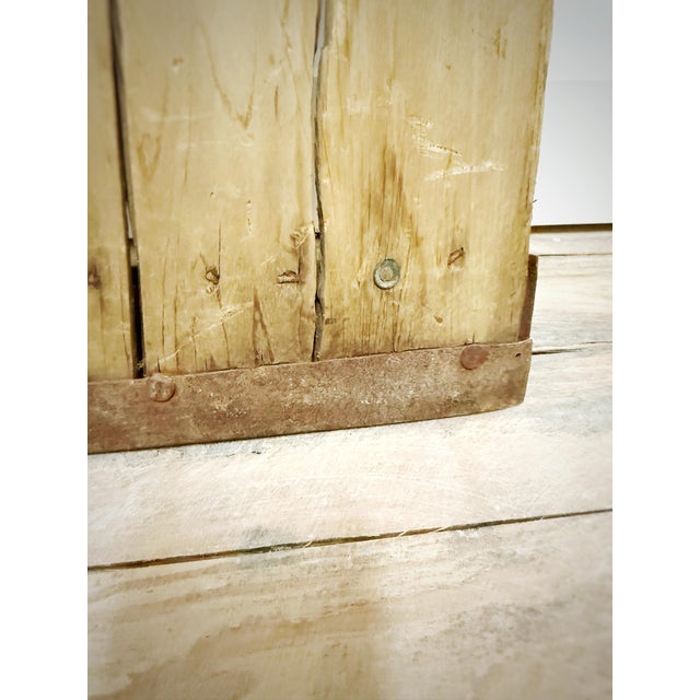 Wood Antique Late 19th Century Primitive Wooden Grain Shovel | Hand-Hewn Farm Tool For Sale - Image 7 of 10