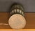 Wood Vintage Mid Century Modern Olive Green Ceramic Table Lamp 1950s Retro Pottery Light For Sale - Image 7 of 12