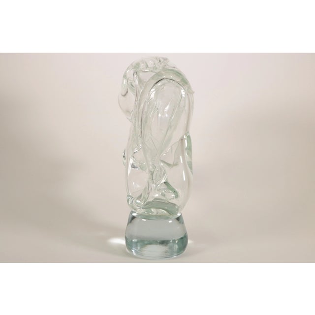 Transparent Harvey K Littleton Glass Sculpture For Sale - Image 8 of 9