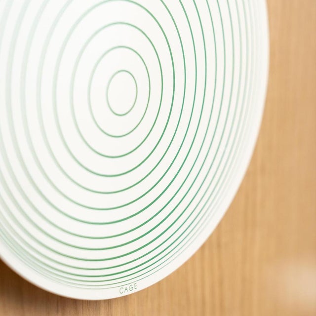 Blue Marcel Duchamp, Green and White Cage Rotorelief from Konig Series 133, 1987, Wood For Sale - Image 8 of 12