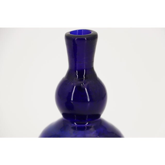 Circa: 19th Century. Origin: Portugal. Material: Hand blow glass. Dimensions: The stoppers are missing. Minor...