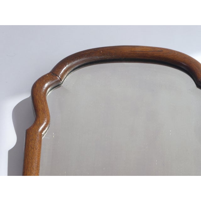 Antique Dutch Scalloped Beveled Mirror For Sale - Image 10 of 11