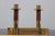 Italian Brass Rosewood Candleholder, 1950s For Sale - Image 6 of 7