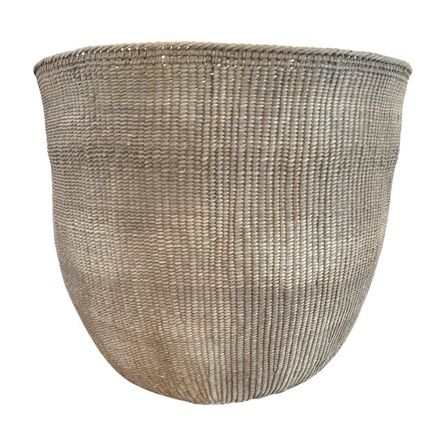 Antique Woven Burden Gathering Basket For Sale In Chicago - Image 6 of 6