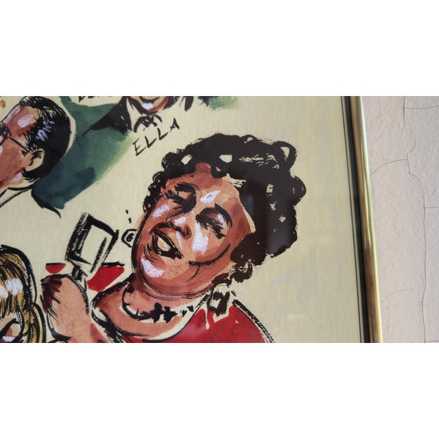 Metal Framed Jazz Poster the History of Jazz Swing Wall Art by Bill Gallow Music Decor Print For Sale - Image 7 of 12